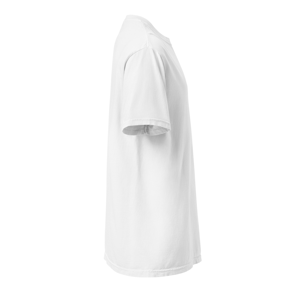 Post Irony Euler-T-Shirt in Weiß mit Relaxed Fit, gegenüberliegende Seitenansicht